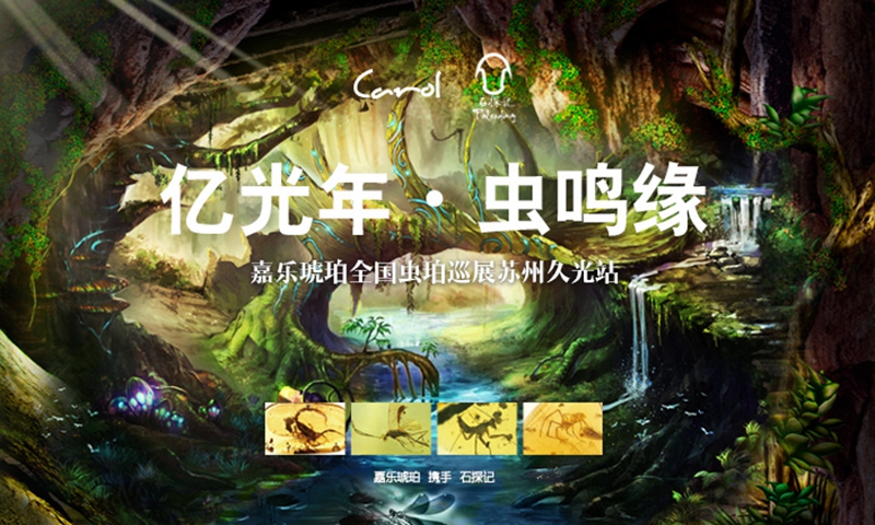 亿光年 虫鸣缘 嘉乐琥珀携手石探记全国虫珀巡展苏州久光结束